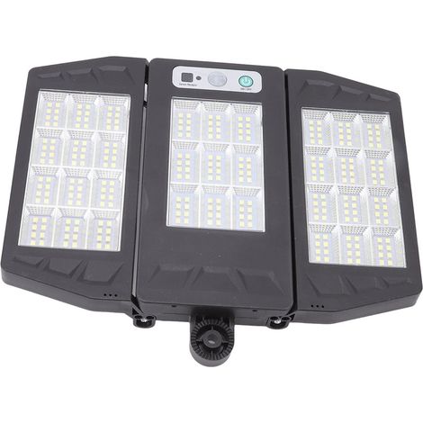 Solarbetriebene Straßenleuchte für den Außenbereich, 264 LEDs, 3000 lm, IP65 wasserdicht, Dämmerungsschalter, für Hof, Garten und Garage (1/5)