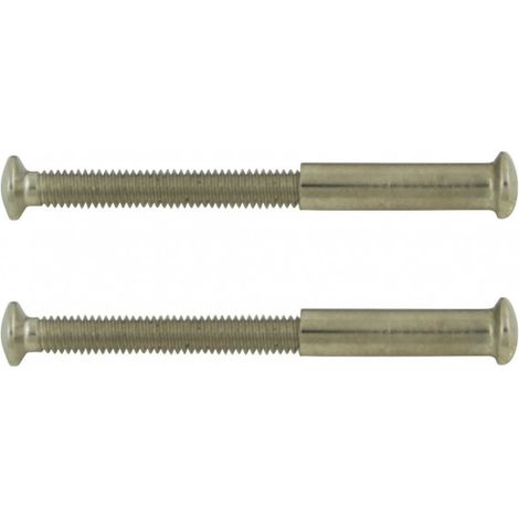 2 Tornillos de relámpago niquelados 2 Tornillos de relámpago niquelados 2 Tornillos de relámpago niquelados E