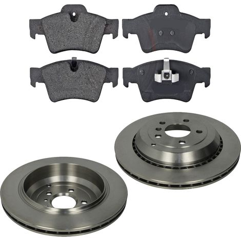 KIT FRENI POSTERIORI compatibile con MERCEDES-BENZ CLASSE M (W164) - DISCHI + PASTIGLIE OEM: P 50 064 / 17785 , 17792 /SOSTITUZIONE DIRETTA/BASSA POLVERE/SILENZIOSO (1/5)