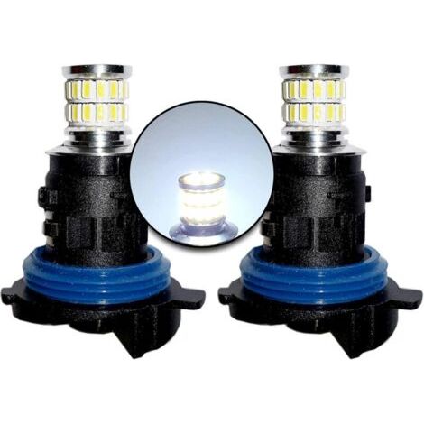 Feu de circulation diurne PH24W-48SMD3014 LED - blanc - très brillant et sans erreurs PSA - pour une meilleure conduite (1/5)
