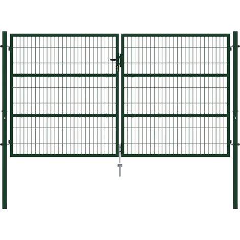 Malla portón 3m RAZO Alt.160cm verde (1/5)