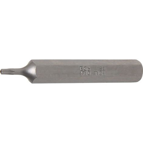 Bit Länge 75 mm Antrieb Außensechskant 10 mm (3/8") T-Profil (für Torx) mit Bohrung T10
