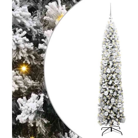Árbol de Navidad artificial Verde 180 cm PVC, Acero y Plástico vidaXL