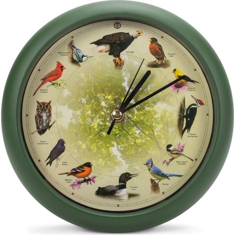Horloge à Oiseau Chanteur pour Mur/Bureau, édition limitée du 20ᵉ Anniversaire, 20 cm (1/5)
