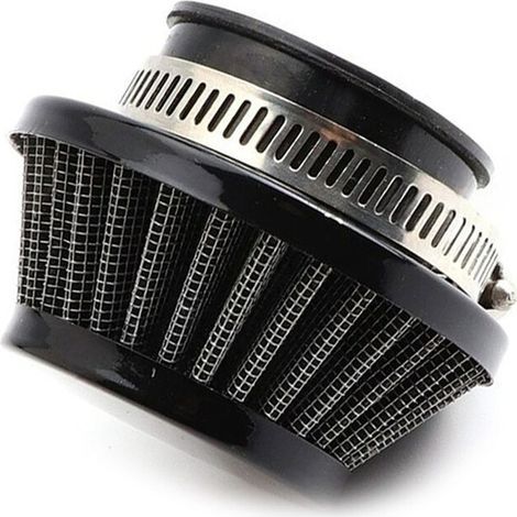 Filtre à Air 42 mm pour -Motos Tout-Terrain, Quad, 47/49 cm³, Kit de Mise à Niveau en Aluminium, Noir. (1/2)