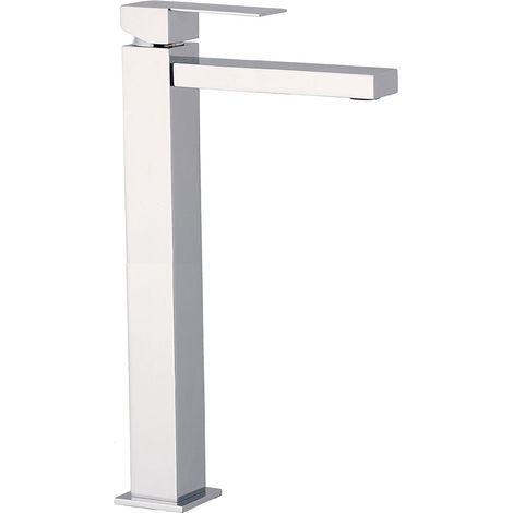 Rubinetto Miscelatore Monocomando Lavabo Alto XXL in Ottone Mariani Polar Cromato (1/2)