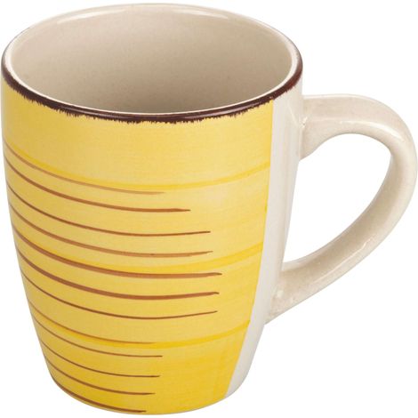 LIPARI MUG GIALLO D8,5X10,5H (1/2)