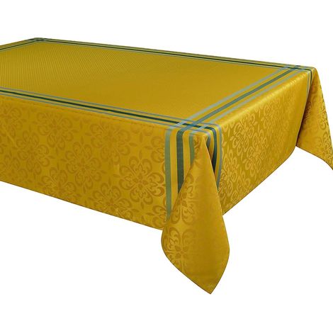 Nappe enduite Bilbao 150 x 250 cm - jaune (1/2)