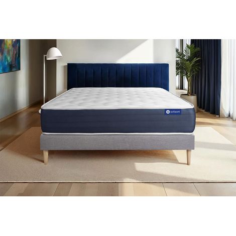 Actilatex sleep matratze 140x200cm + Bettgestell mit lattenrost - Dicke : 22cm - Latex und Memory-schaum - H3 (1/5)