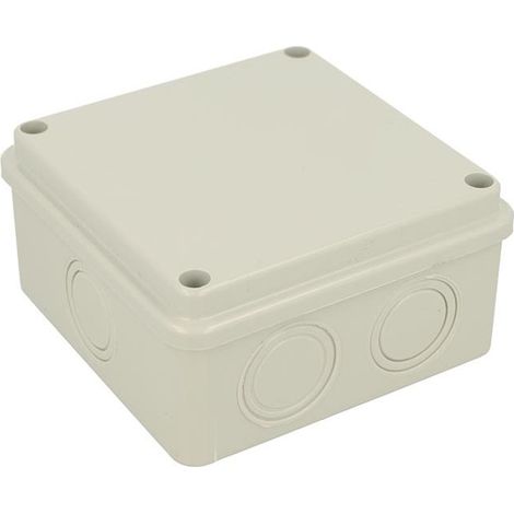 boite de jonction étanche carrée 100x100xh50mm IP54 CP1240