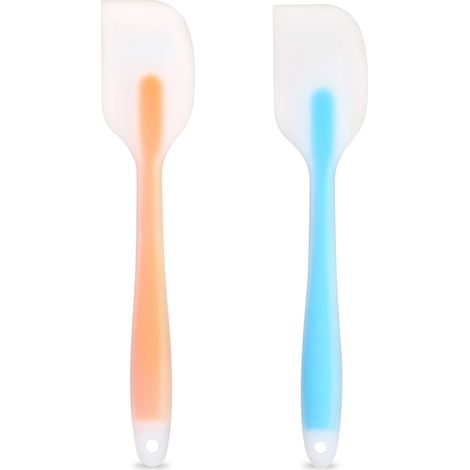 2 morceaux de spatule de cuisson en silicone, spatule de beurre de crème à gâteau