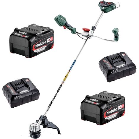 Metabo Bike Handle Line Trimmer 36V Brush Cutter FSB 36-18 LTX + X2 4AH Battery (1/5)