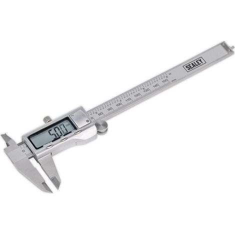 Sealey Digital Vernier Caliper 0-150mm(0-6"") Stainless Steel AK9621EV (1/3)
