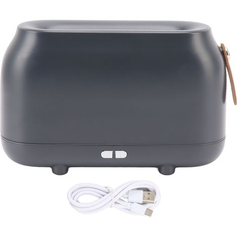 180-ml-USB-Luftbefeuchter mit RGB-LED-Flamme, zwei Betriebsmodi und geringem Geräuschpegel für Büro, Zuhause und Fitnessstudio – 5 V, 10 W (1/5)