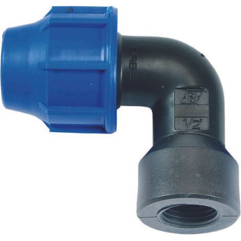 Raccordo a compressione gomito 90° femmina pn16 - ø mm-40x f 1 ¼