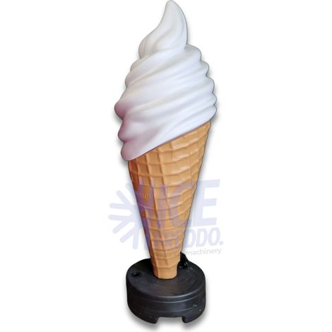 Cône géant publicitaire - Glace italienne - Led télécommandée - Ice Freddo (1/5)