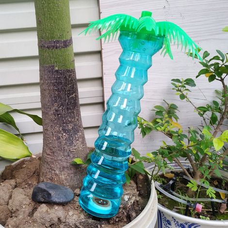 Arrosoir Automatique - Arrosoir à Drip pour Plantes - Capacité 500 ml - Forme Palmier - Pour Bonsaïs et Petites Plantes - 1 Pièce (1/5)