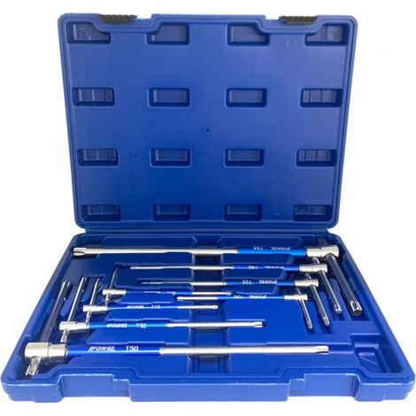 Serie 8 Chiavi Torx T10-T55 con Manico a T Scorrevole Acciaio Cromo Vanadio (1/5)