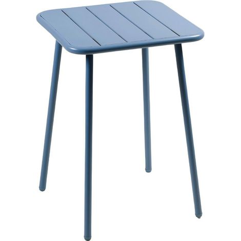 2-Sitzer-Quadrattisch 50x50cm Blau BERGAME