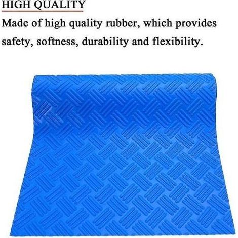 Rutschfeste Matte für Pooltreppen – 60 x 23 cm – mittelblau – verbesserte Griffigkeit, wasser- und UV-beständig, einfach zu verlegen (1/5)