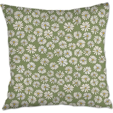 Housse de coussin sans coussin solide pour décoration de maison et de chambre à coucher (1/5)