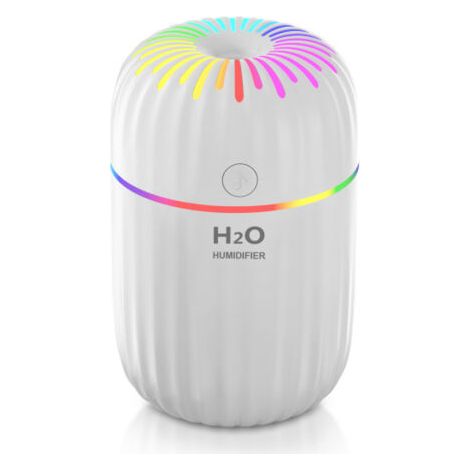 Humidificateur d'air 300ml, mini humidificateur portable, humidificateur à vapeur froide pour voiture, plantes, bureau, chambre à coucher etc. Arrêt automatique, 2 modes de pulvérisation, super silenc (1/4)
