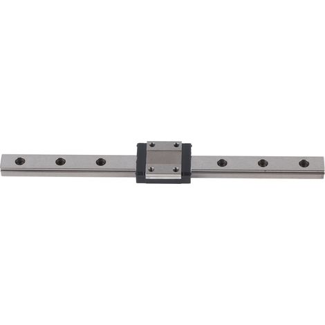Guide linéaire à roulement en acier pour machine-outil CNC, 12 mm, MGN12200 mm