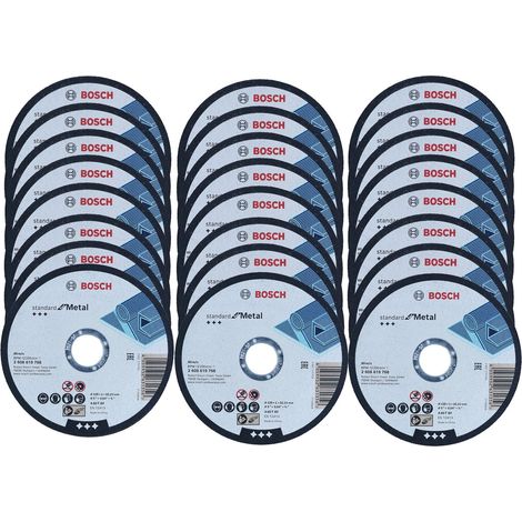Bosch 125mm 5.5"" Thin Slit Cutting Discs 1mm Wheel Metal Steel Stainless x 24 (1/5)