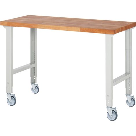 Rau Établi mobile réglable en hauteur 7000-1, L1500xP700xH950-1000mm (1/4)
