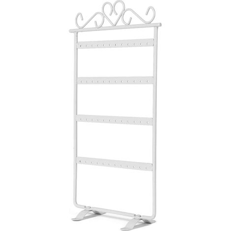 Présentoir 48 trous, Tour de Présentoir, 4 Étages Couches Rangement Suspendu, Rangement pour Décoration de Maison, Rangement pour Accessoires de Mariage (Blanc) (1/5)
