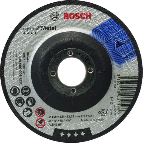 Disco corte acodado Expert Metal A 30 S BF 115 25 BOSCH 2608600005