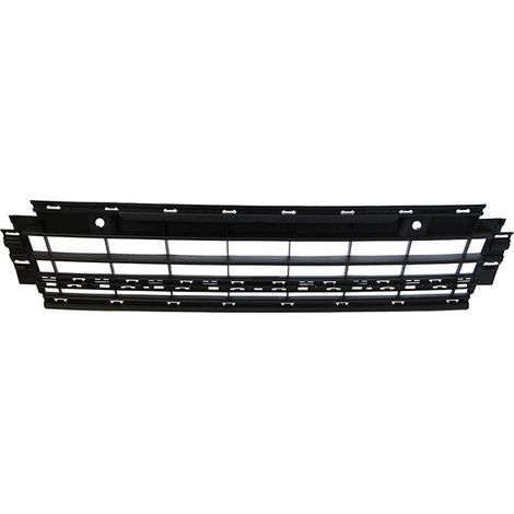 Grille de pare-choc avant centrale noire avec trous radars Volkswagen Golf 8 depuis 2020