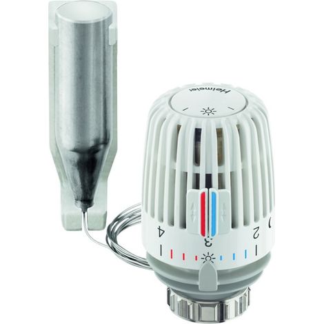 HEIMEIER Testa termostatica K sensore remoto, bianco, con posizione zero, 7002-00.500