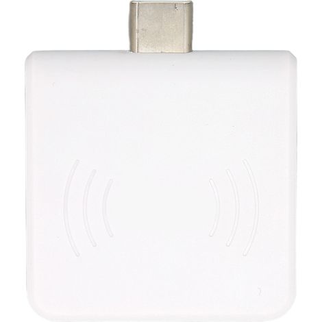 R65D RFID-Kartenleser für Mobiltelefone mit Typ-C-Anschluss, Frequenz 125 kHz/13,56 MHz, OTG-kompatibel, kontaktlos für ID-/IC-Karten. (1/5)