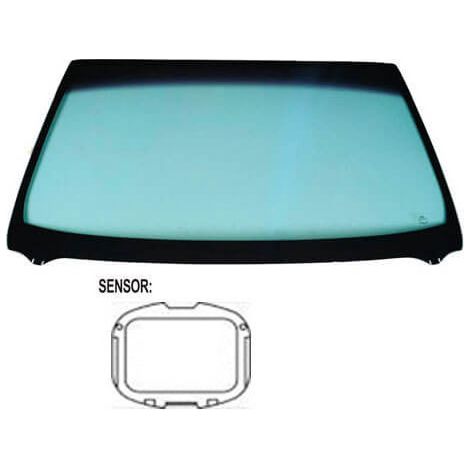 Pare-brise avant teinté vert athermique pour capteur Volkswagen Tiguan 1 2007-2016