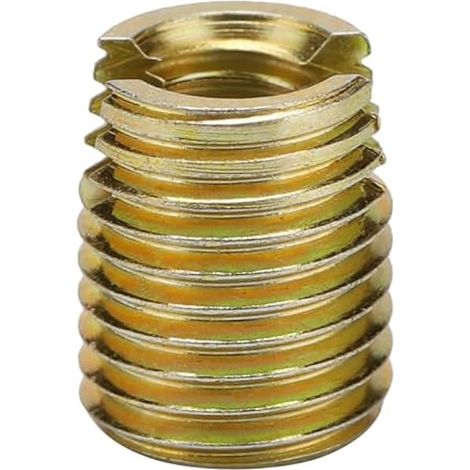 Inserts filetés 20Pcs 302 Acier au carbone autotaraudeur Filetage Insert Vis Réparation d'accessoires(Inner M101.5 Outer M141.5: 18mm / 0.7in)+taraud insert filetage alu insert m10 acier (1/5)