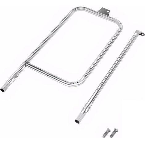 61.6 x 26.4CM Tube Brûleur 65032 pour Weber Q300 Series Q320, Q3000, Q3200, Acier Inoxydable Rampe Gazgrill Accessoire pour 404341, 57060001, 586002 (1/5)