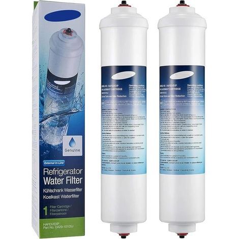 2 Pièces Filtre à eau pour réfrigérateur-congélateur DA29-10105J, compatible avec Samsung — DA29-10105J, DA99-02131B, HAFEX/EXP, style américain, DA2010CB (1/5)