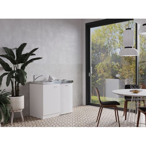 Cuisine Mini-cuisine Single Kitchenette Blanc Levin 100 cm Respekta (1/4)