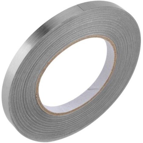 QORVA-Film PVC imperméable, ruban adhésif anti-moisissures pour carrelage de sol, joint d'étanchéité collant pour évier de cuisine et chambre à coucher (Argent, 1 cm x 50 m)