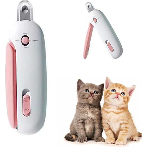 Tondeuse À Ongles Pour Animaux Domestiques Avec, Professionnel Coupe Griffes Animaux De Compagnie Protection Contre Les Éclaboussures, Pour Les Animaux De Petite Et Moyenne (1/5)