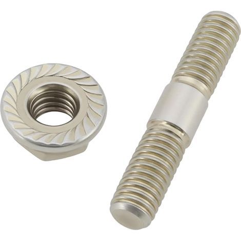 Satz mit 4 M6-Edelstahlschrauben/Bolzen mit Muttern für Motorrad, Auto, Möbel, M6x32mm (1/5)
