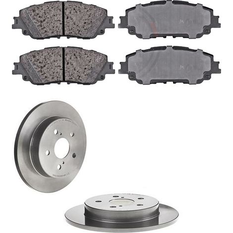 KIT FRENI ANTERIORI compatibile con LEXUS ES (Z10,A10,H10) - DISCHI + PASTIGLIE OEM: P83172 / 20246 V /SOSTITUZIONE DIRETTA/BASSA POLVERE/SILENZIOSO
