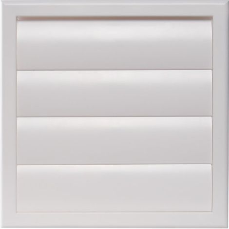 Renson – Grille aération VMC façade blanche Ø 100-130 – Fixation murale – Débit max 200m³/h – Pour espaces confinés