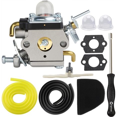 Carburateur 574386701 pour débroussailleuse à essence Husqvarna 122LK 122LD 122LDX 122C 2 temps 22 cm³ (référence 581734301) (1/5)