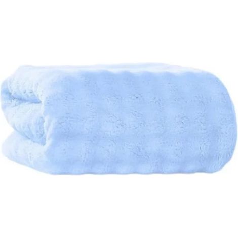 Schnelltrocknendes Badetuch 70 x 140 cm, einfarbig blau (1/4)