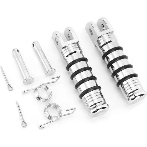 Repose-pieds arrière universels en alliage d'aluminium pour moto, pièces de rechange compatibles Honda/Kawasaki/Yamaha/Suzuki (1/5)
