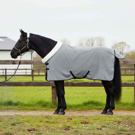 Pferdedecke Dunkelgrün 145 cm Polarfleece