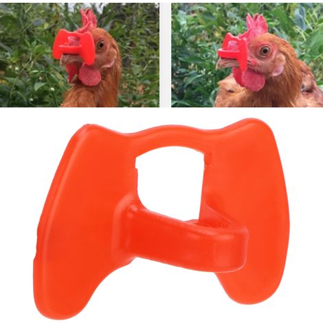 Lunettes pour poules, masques anti-picage, lunettes pour poules de petite et moyenne taille, lunettes pour faisans, matériel et fournitures pour l'élevage de volailles, lunettes pour poules sans fil d (1/5)