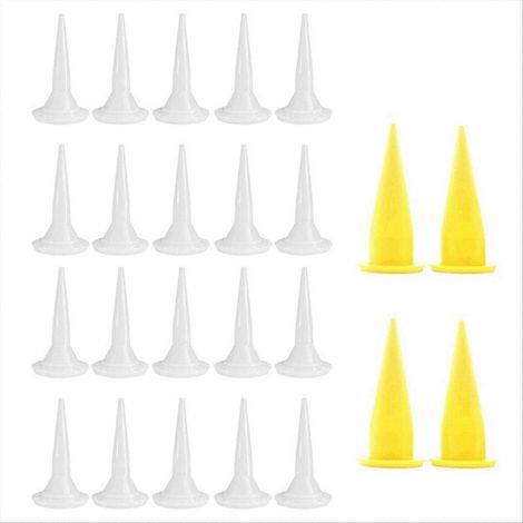 24 pièces Caulking buse Daubing outil verre Glue Concentrated outil (1/5)